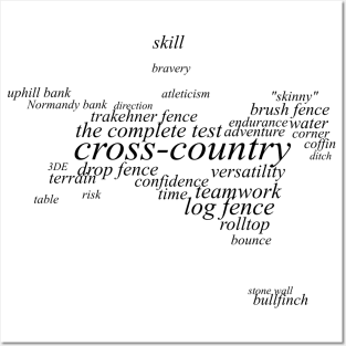 Equestrian Dictionary - Cross-country (light) Posters and Art